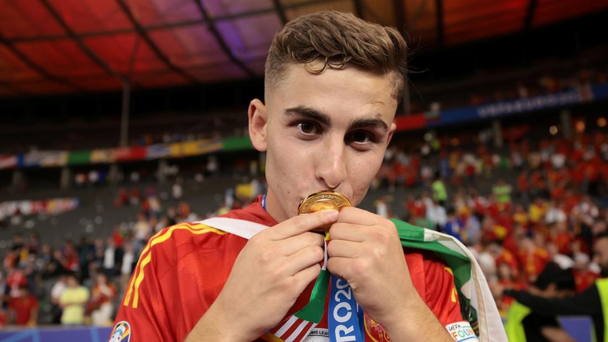 Fermin Lopez menilai Spanyol pantas ke final Olimpiade 2024. (Foto: Getty Images/Jonathan Moscrop)