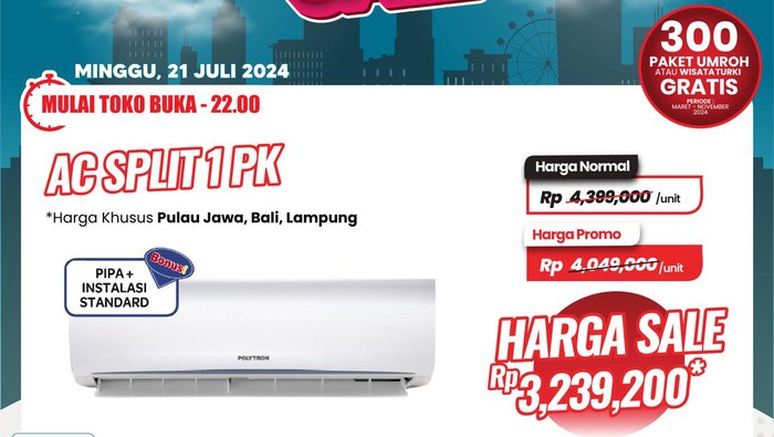 AC di Transmart Full Day Sale.