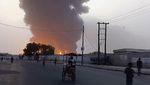 Depot Bahan Bakar di Pelabuhan Yaman Terbakar Usai Diserang Israel