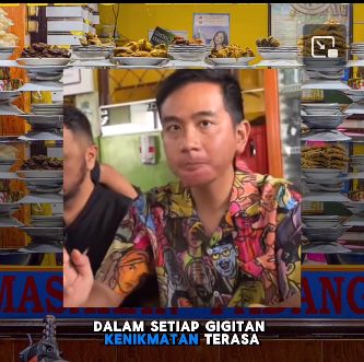 Gibran Rakabuming Unggah Video 'Nasi Padang', Bikin Ngakak Netizen