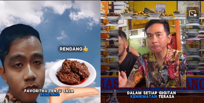 Gibran Rakabuming Unggah Video 'Nasi Padang', Bikin Ngakak Netizen