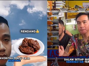 Gibran Rakabuming Unggah Video Nasi Padang, Bikin Ngakak Netizen