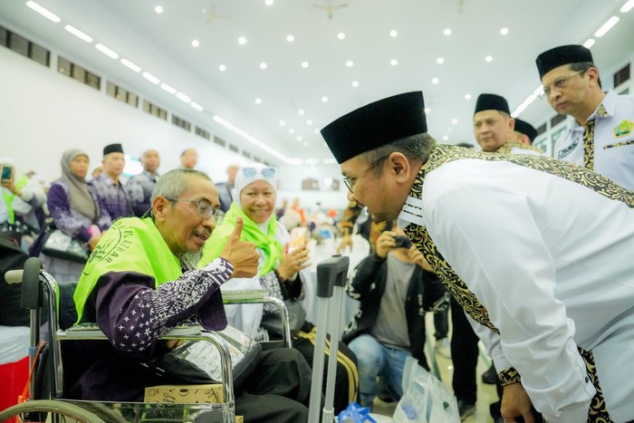 Menag sambut jemaah haji