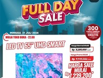 Full Day Sale Hadir Lagi di Medan, Transmart Tawarkan TV 65 Inch Cuma Segini!