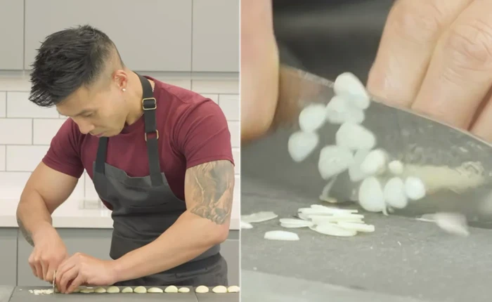 rekor dunia iris bawang putih