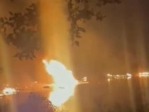 Sumur Minyak Ilegal di Muba Kembali Terbakar