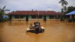 Foto Udara Banjir di Halmahera Tengah