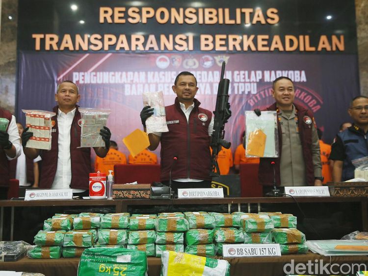 Bareskrim Polri Bongkar Kasus Jaringan Narkoba Internasional