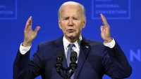 Biden mengatakan keputusan itu terbaik bagi Partai Demokrat selaku pengusungnya. (AP Photo/David Becker, File).