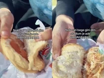 Kecewanya Netizen gegara Pesan Burger Kerempeng