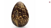 Ada sebuah cokelat yang dinobatkan menjadi telur paskah termahal di dunia. Cokelat dengan desain mewah dan sentuhan emas bernama Golden Speckled Chocolate Egg dijual Rp 180 juta. Foto: Marketing91