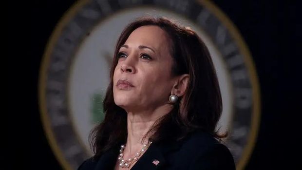 US Vice President Kamala Harris attends an infrastructure event addressing high speed internet in the Eisenhower Executive Office Building's South Court Auditorium at the White House in Washington, US, June 3, 2021. (File photo: Reuters)