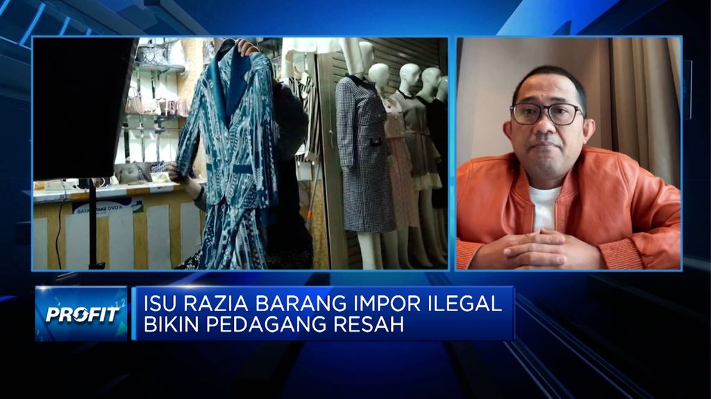 Ketua Umum DPP IKAPPI, Abdullah Mansuri dalam program CNBC Indonesia Profit. (CNBC Indonesia TV)