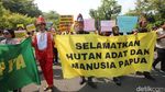 Masyarakat Suku Awyu dan Moi Gelar Aksi di Depan Gedung MA