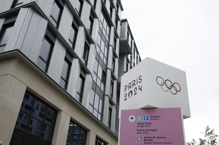 Paris 2024 Olympics - Press visit at the Olympic and Paralympic athletes Village - Saint-Denis, France - July 2, 2024 General view on the Olympic and Paralympic athletes village ahead of the Paris 2024 Olympics REUTERS/Benoit Tessier