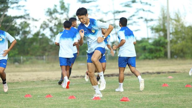 Pemain asing PSIM Jogja, Yusaku Yamadera. Foto diunggah pada Senin (22/7/2024).