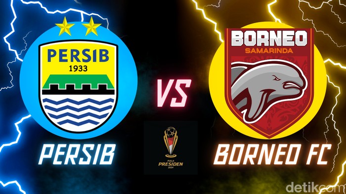 Persib Bandung versus Borneo FC di Piala Presiden 2024