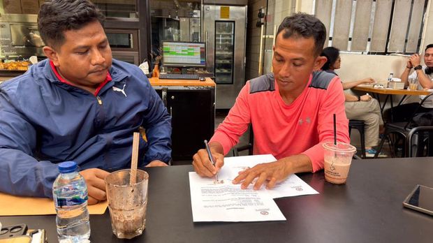 Pertemuan klarifikasi selebaran yang beredar di  ATM Tanjungpinang pada Jumat (19/7).(Istimewa)