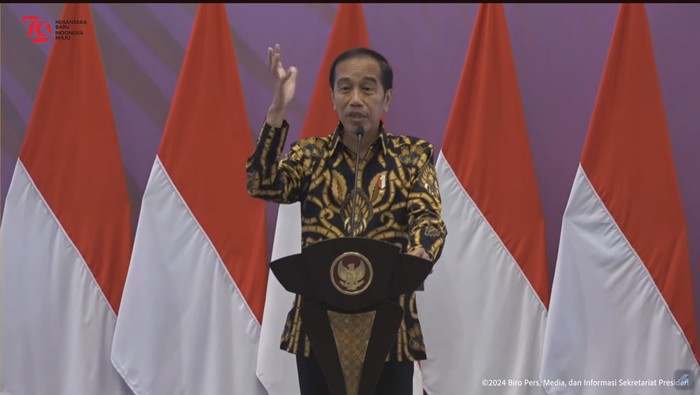 Presiden Joko Widodo (Jokowi) meresmikan Konferensi dan Pameran Kelapa Internasional (Cocotech) ke-51 Tahun 2024.