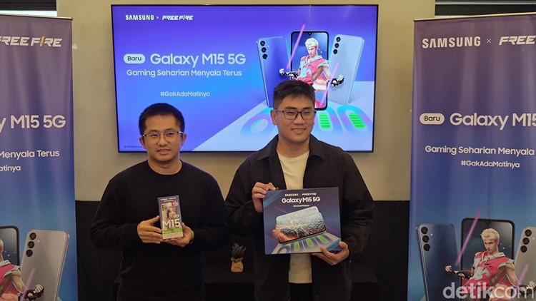 Samsung Galaxy M15 5G diklaim bisa dibuat main game seharian. Hal itu disampaikan oleh MX Product Marketing Senior Manager Samsung Electronic Indonesia, Ricky Bunardi.
