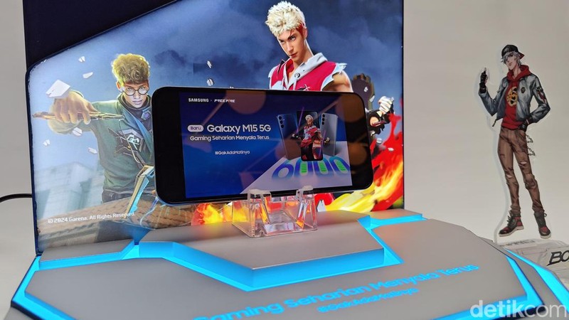 Samsung Galaxy M15 5G diklaim bisa dibuat main game seharian. Hal itu disampaikan oleh MX Product Marketing Senior Manager Samsung Electronic Indonesia, Ricky Bunardi.
