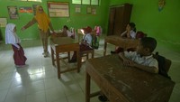 Pada tahun ajaran baru murid kelas satu di sekolah tersebut hanya mendapatkan lima siswa, sementara jumlah total murid dari kelas satu hingga enam sebanyak 25 siswa.