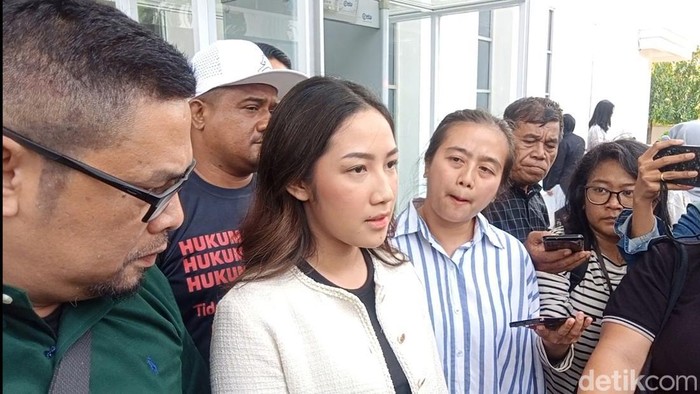 Tamara Tyasmara saat ditemui di PN Jakarta Timur.