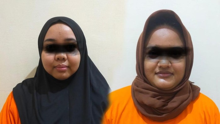 2 wanita penipu investasi bodong di Indragiri Hilir, Riau ditangkap. (Istimewa)
