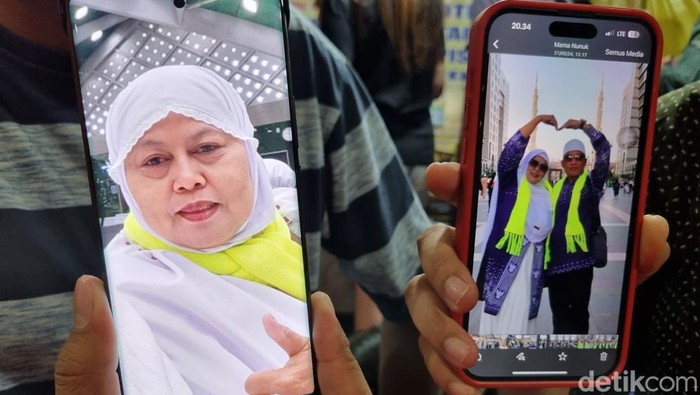 Anak dan menantu Bu Nunuk, pemilik kedai STMJ legendaris di Surabaya yang meninggal di Tanah Suci.