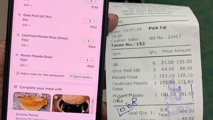 Bandingkan Harga Makanan Online Lebih Mahal daripada Offline, Pria Ini Dinyinyiri