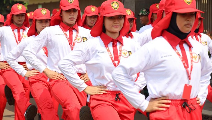 Calon Paskibraka Tingkat Pusat 2024 mulai pelatihan lapangan untuk Upacara HUT ke-79 RI di IKN.