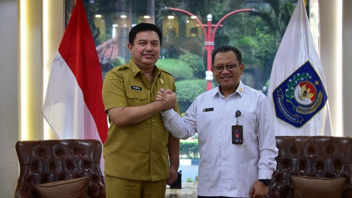 Deputi Bidang Pencegahan, Perlindungan dan Deradikalisasi BNPT Mayjen TNI Roedy Widodo di Kemendagri.