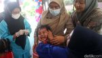 Ekspresi Anak Saat Diimunisasi Polio