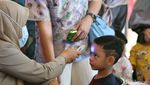Ekspresi Anak Saat Diimunisasi Polio