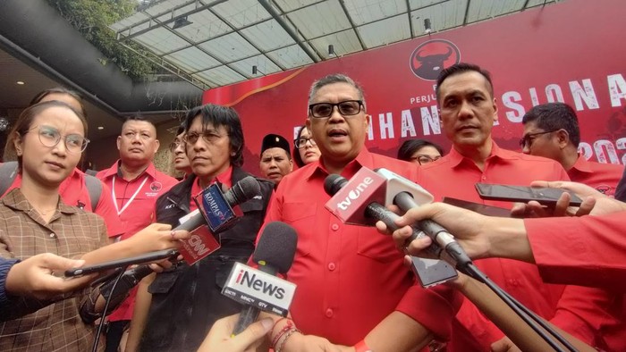 Sekjen PDIP, Hasto Kristiyanto, di Hotel Seruni, Kabupaten Bogor, Selasa (23/7/2024).