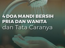 4 Doa Mandi Bersih Pria dan Wanita dan Tata Caranya