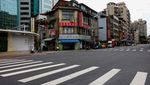 Jalanan di Taipei Kosong Saat Simulasi Perang