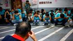 Jalanan di Taipei Kosong Saat Simulasi Perang