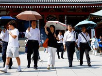 Jepang Keluarkan Peringatan Serangan Panas Saat Suhu Naik Tinggi