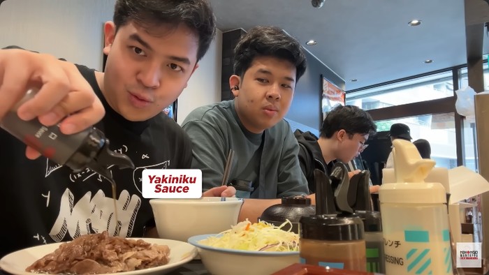 Jerome Polin Jerome Polin ajak keluarganya kulineran di Tokyo