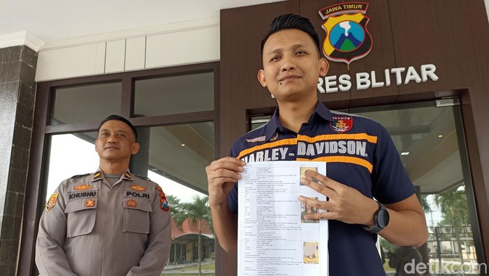 Kasat Reskrim Polres Blitar, AKP Febby Pahlevi Reza