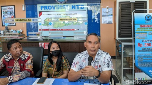 Kepala Bidang Berantas BNNP NTB S. Adi Pranoto ditemui di kantornya, Selasa (23/7/2024).(Ahmad Viqi/detikBali)