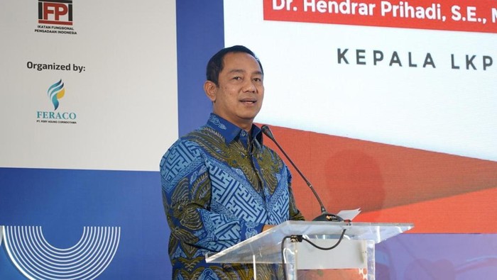 Kepala LKPP Hendrar Prihadi
