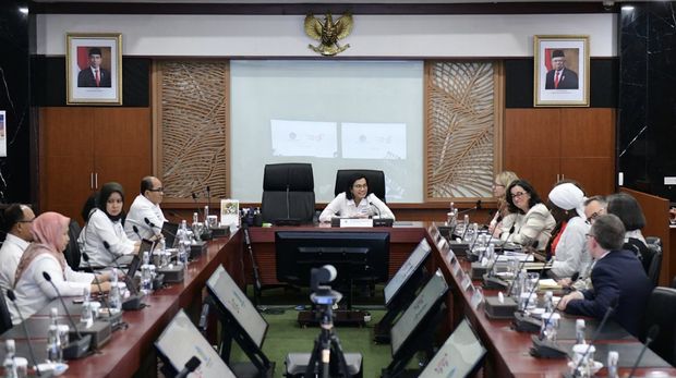 Kunjungan Anna Bjerde, Managing Director of Operations of Worldbank. (Instagram/Smindrawati)