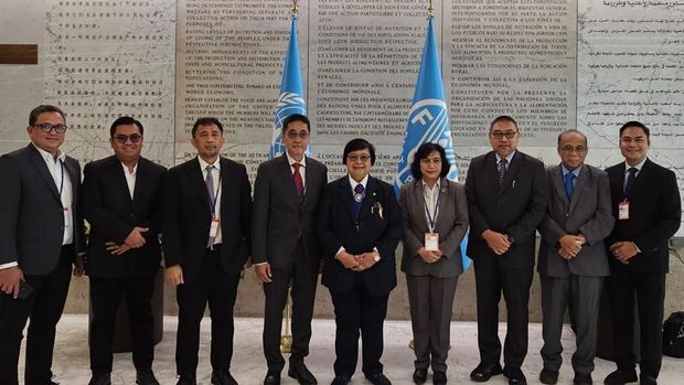 Menteri LHK di Roma, Italia