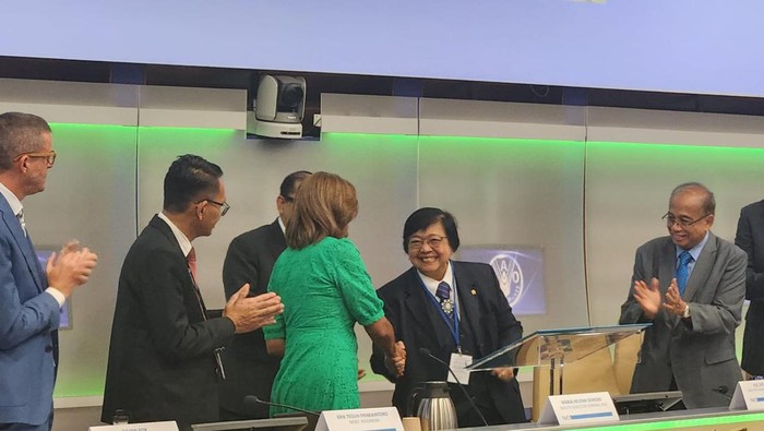 Menteri LHK di Roma, Italia