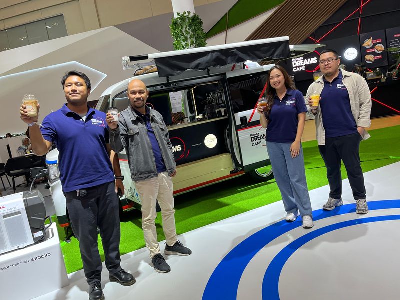 Mobile café elektrik pertama Honda di dunia meluncur di GIIAS 2024