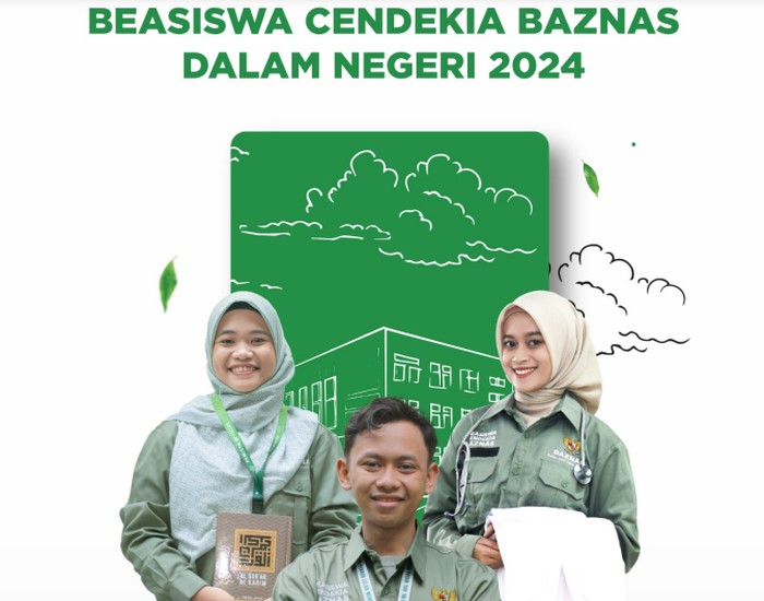 Pendaftaran Beasiswa Cendekia BAZNAS 2024 Dibuka