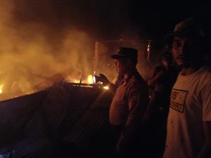 3 Rumah di Karo Kebakaran, Seorang Lansia Penderita Sakit Tewas