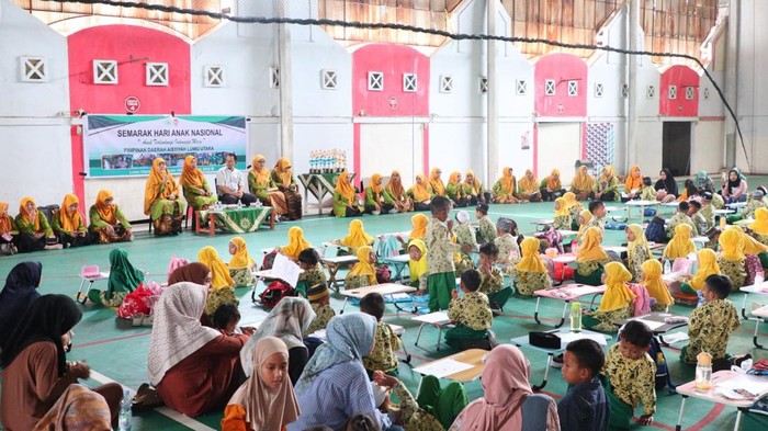 Ilustrasi libur awal puasa anak sekolah.